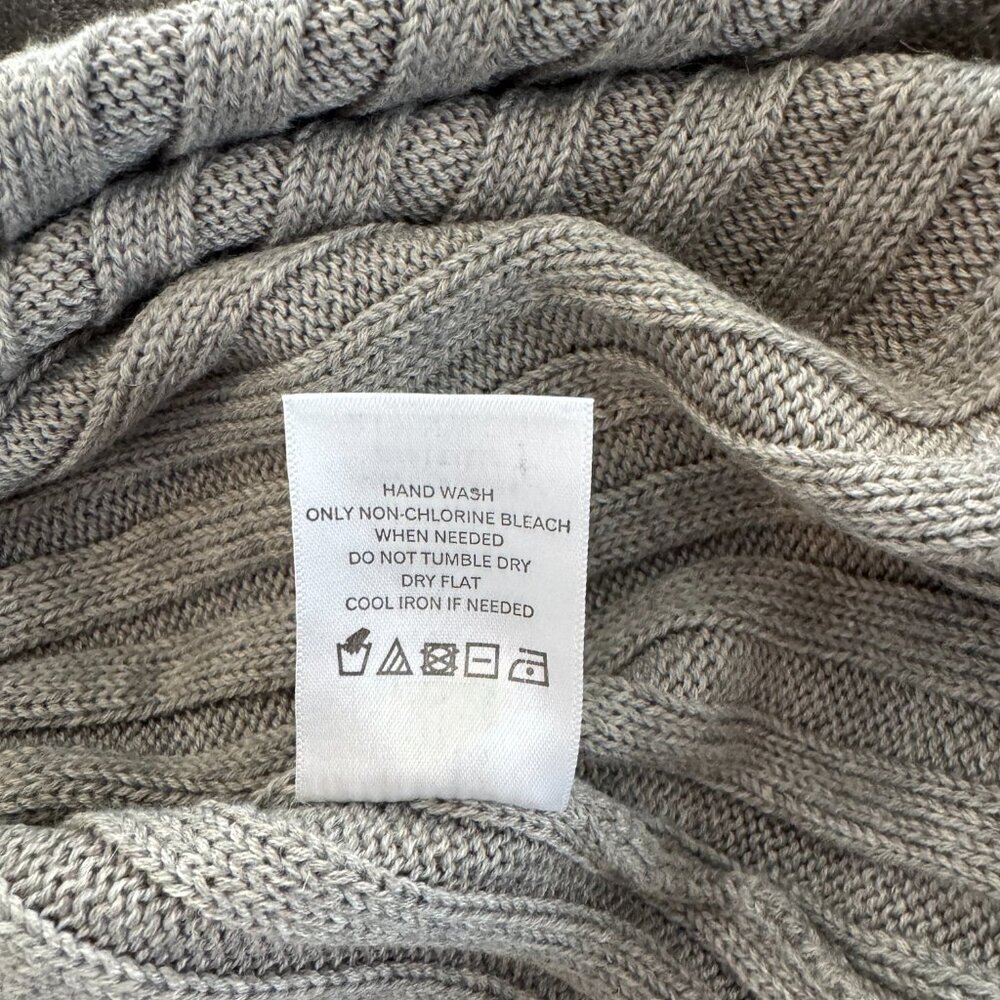 Tularosa Ribbed Hi-Neck Sweater Grey - Picture 9 of 9